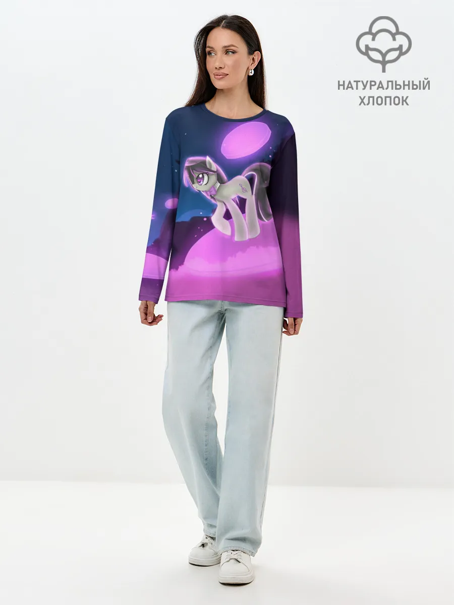Лонгслив женский. Хлопок / My Little Pony