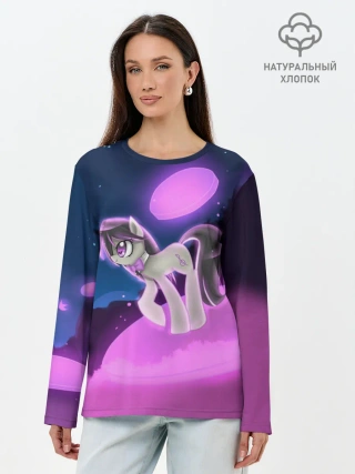 Лонгслив женский. Хлопок / My Little Pony