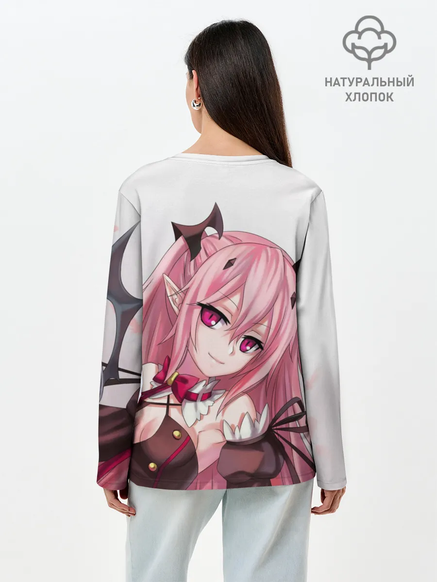 Лонгслив женский. Хлопок / Крул Цепеш