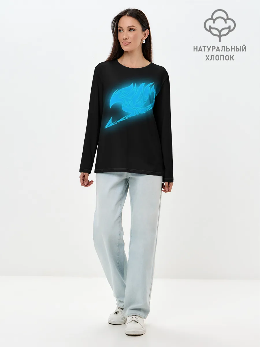 Лонгслив женский. Хлопок / FAIRY TAILS LUCY HEARTFILIA