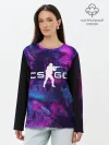Лонгслив женский. Хлопок / CS GO HYPER BEAST LANDSCAPE