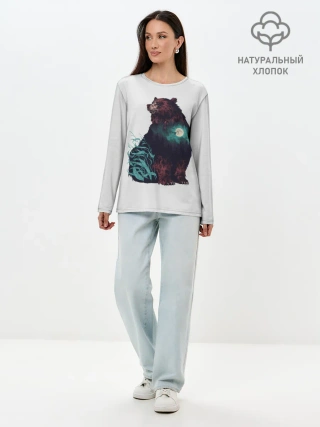 Лонгслив женский. Хлопок / Дух природы