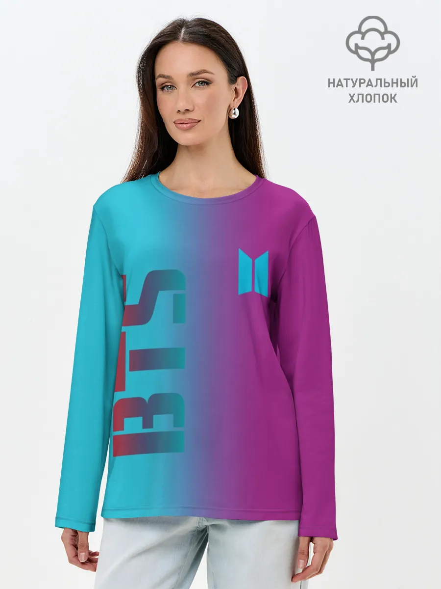 Лонгслив женский. Хлопок / BANGTAN BOYS