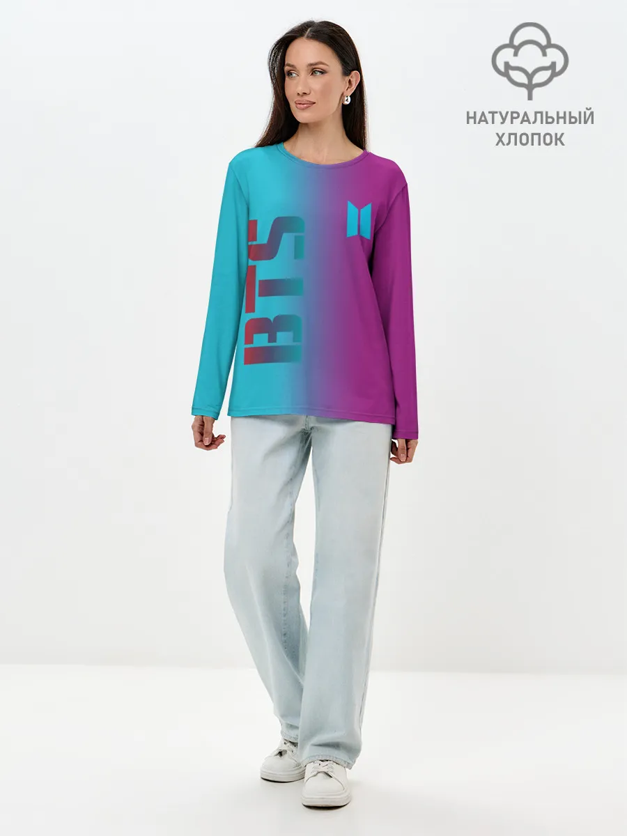 Лонгслив женский. Хлопок / BANGTAN BOYS