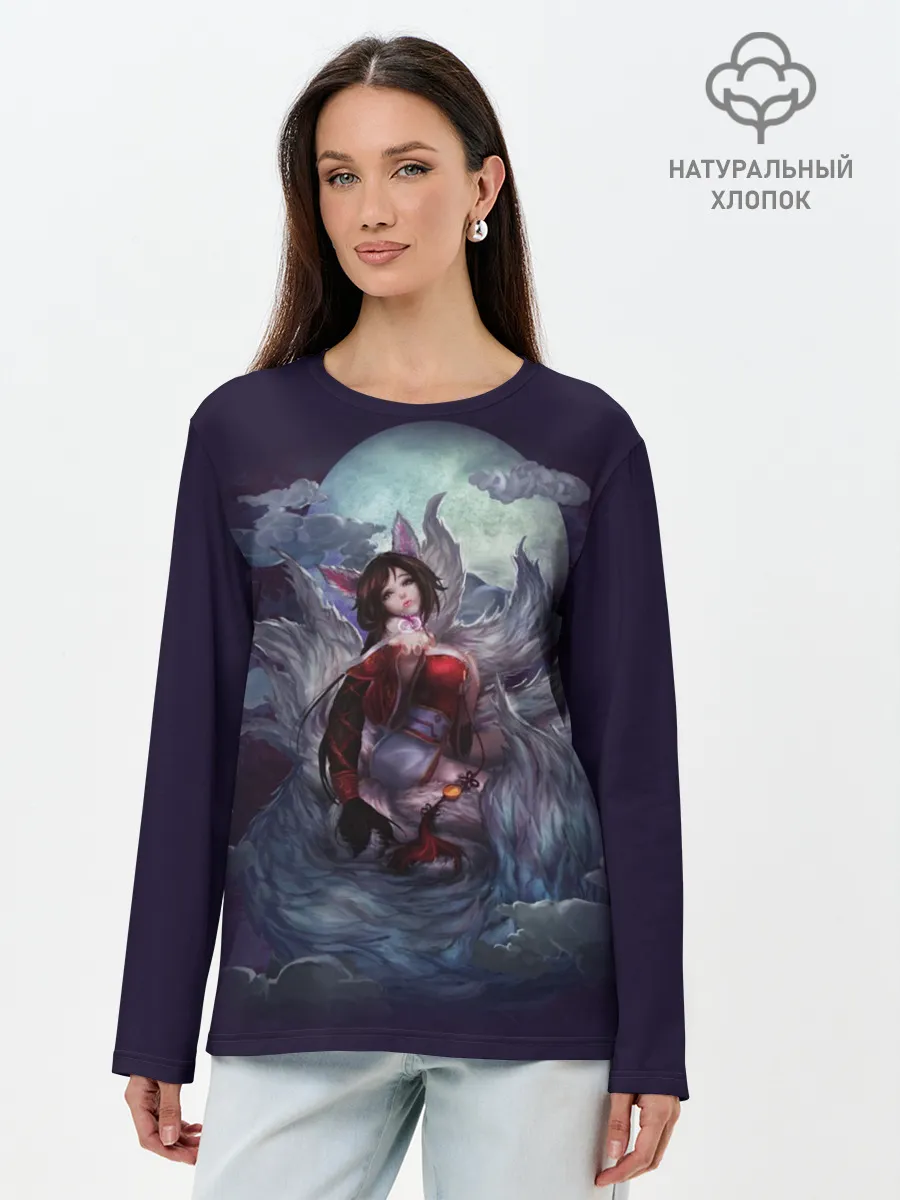 Лонгслив женский. Хлопок / Ahri
