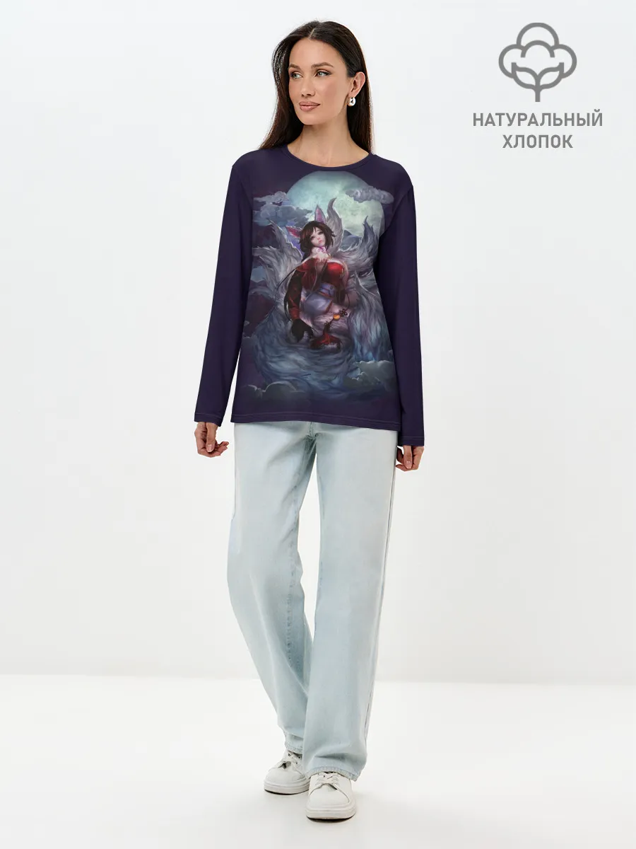 Лонгслив женский. Хлопок / Ahri