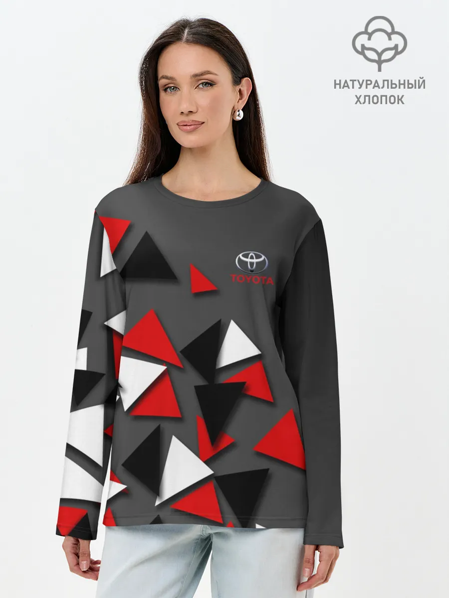 Лонгслив женский. Хлопок / TAYOTA.