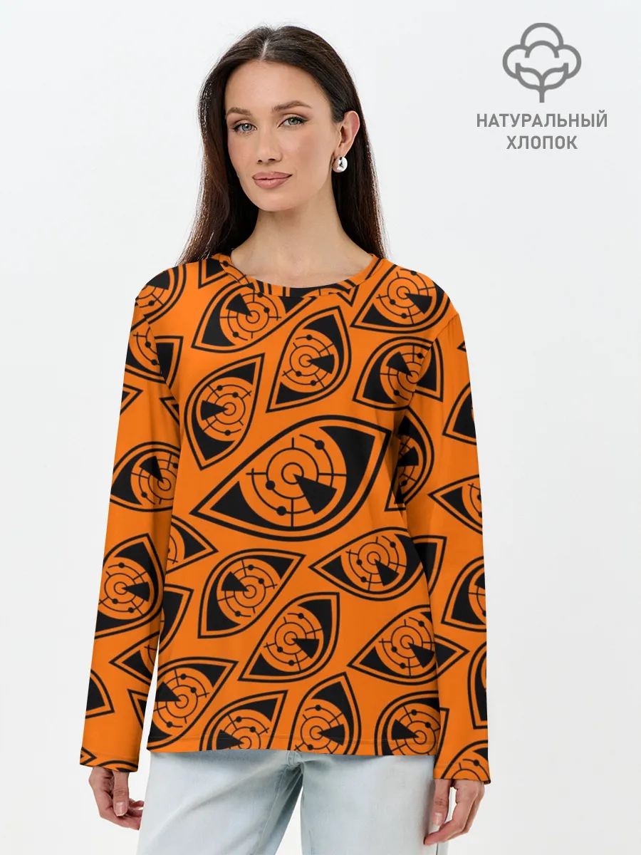 Лонгслив женский. Хлопок / ГЛАЗА ПУЛЬСА