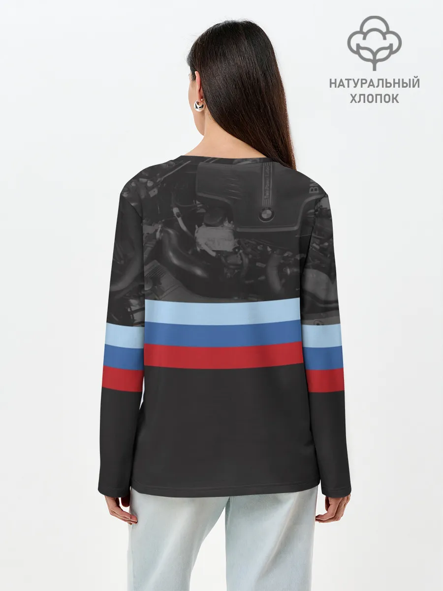 Лонгслив женский. Хлопок / BMW X5