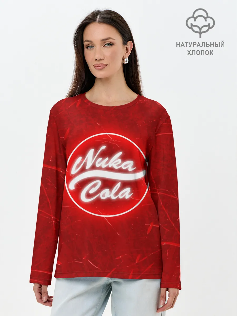 Лонгслив женский. Хлопок / NUKA COLA