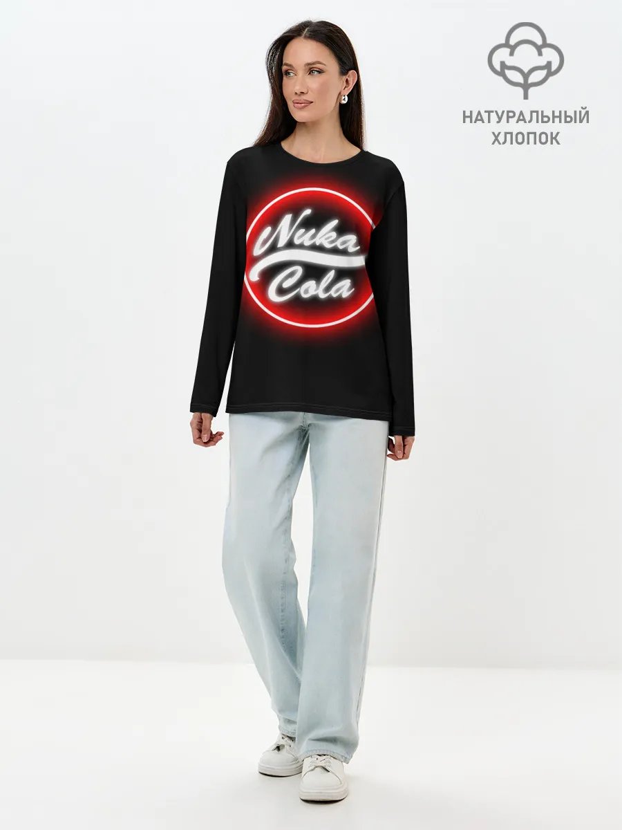 Лонгслив женский. Хлопок / NUKA COLA