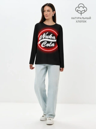 Лонгслив женский. Хлопок / NUKA COLA