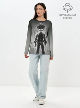 Лонгслив женский. Хлопок / Mob Psycho