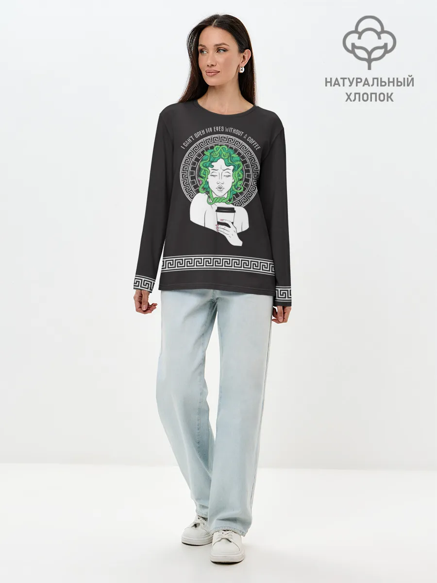 Лонгслив женский. Хлопок / Gorgon