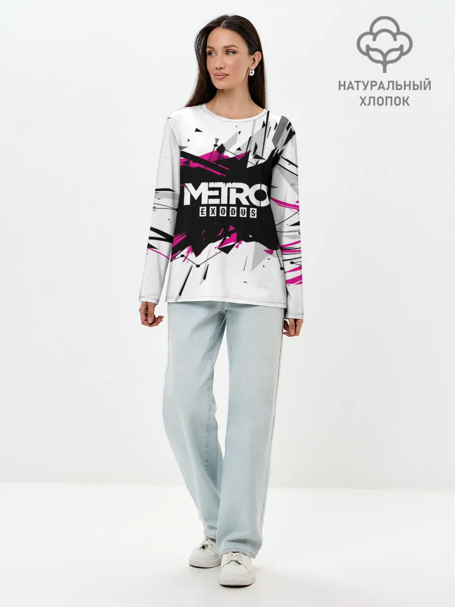 Лонгслив женский. Хлопок / Metro Exodus 2018
