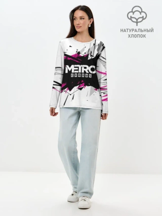 Лонгслив женский. Хлопок / Metro Exodus 2018