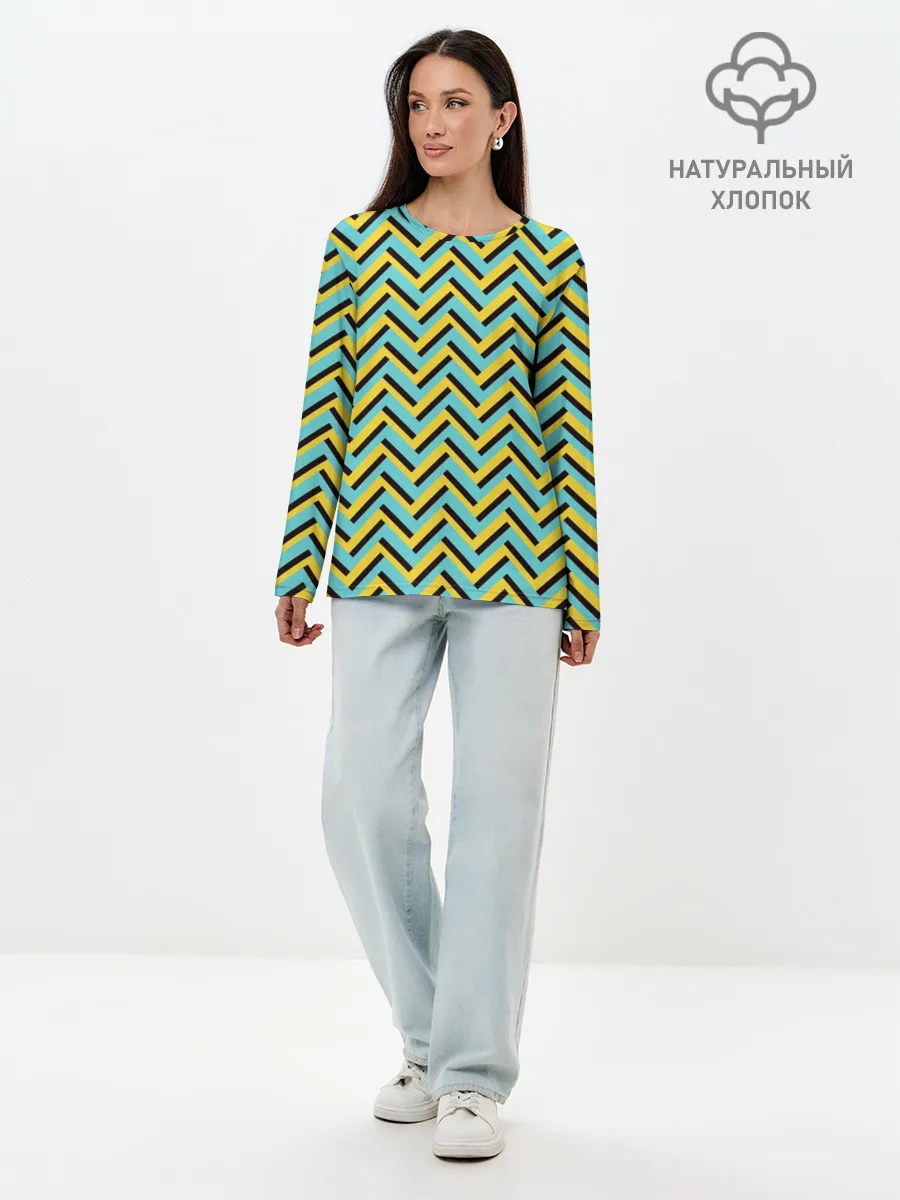 Лонгслив женский. Хлопок / BTS - IDOL