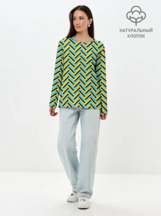 Лонгслив женский. Хлопок / BTS - IDOL