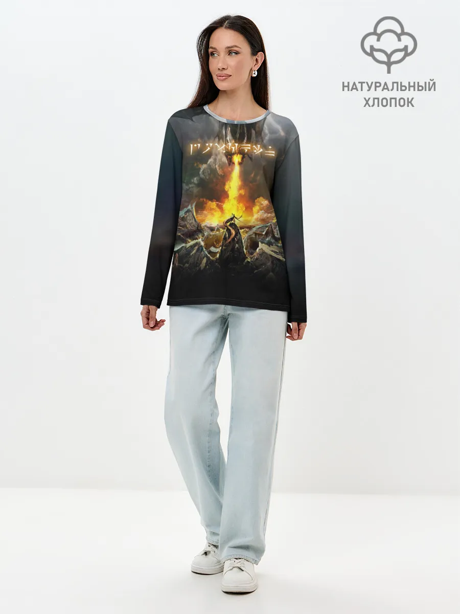 Лонгслив женский. Хлопок / THE ELDER SCROLLS