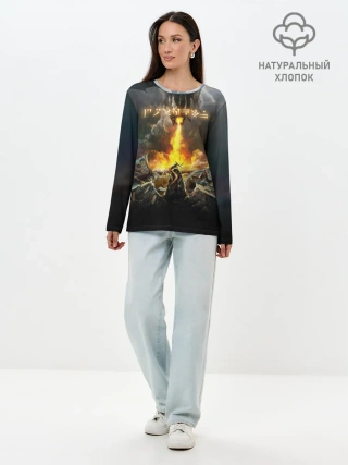 Лонгслив женский. Хлопок / THE ELDER SCROLLS