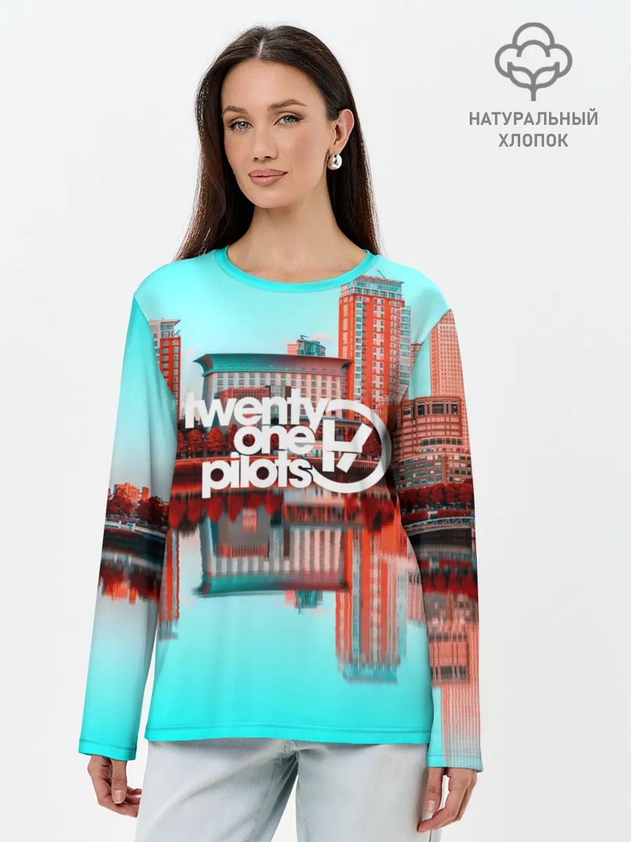 Лонгслив женский. Хлопок / TWENTY ONE PILOTS