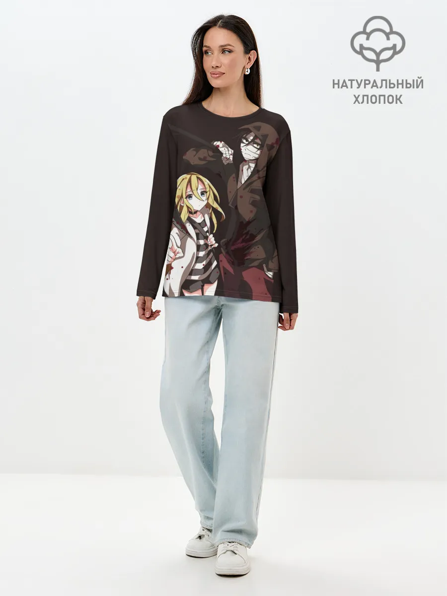 Лонгслив женский. Хлопок / Рейчел и Зак