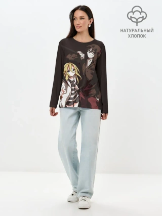 Лонгслив женский. Хлопок / Рейчел и Зак