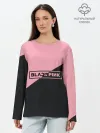 Лонгслив женский. Хлопок / Black Pink