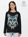 Лонгслив женский. Хлопок / Лис