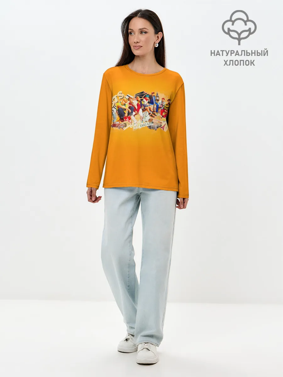 Лонгслив женский. Хлопок / BTS