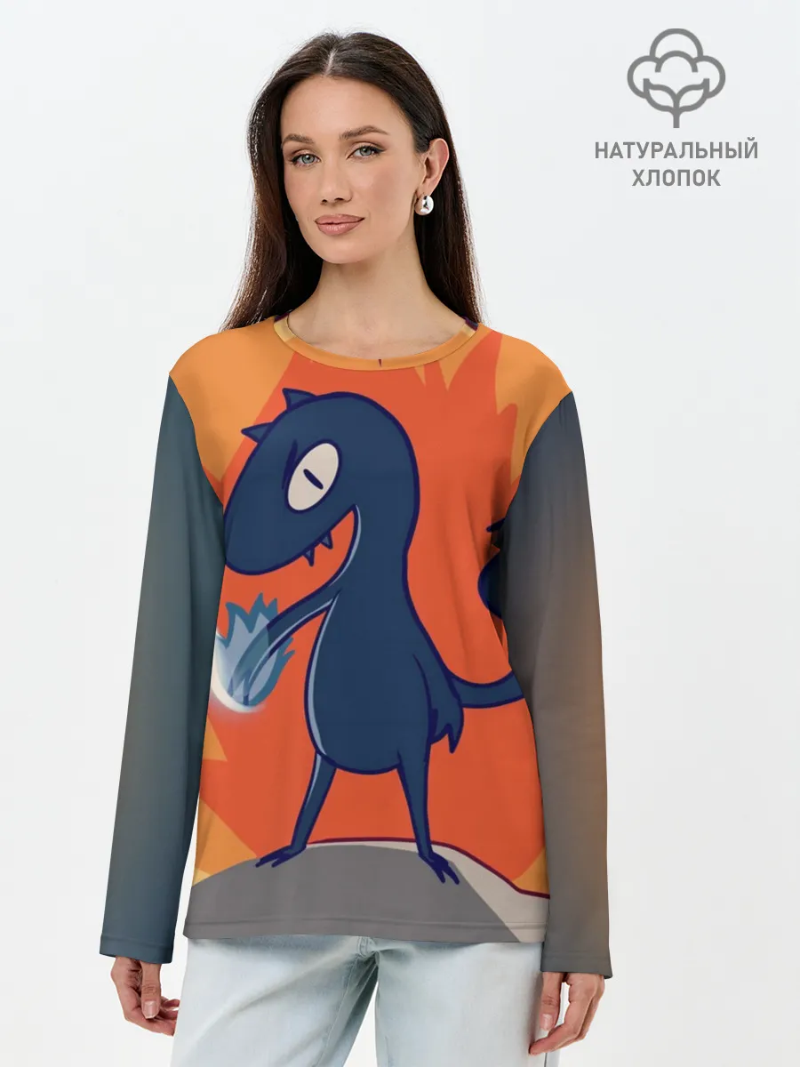 Лонгслив женский. Хлопок / Люси
