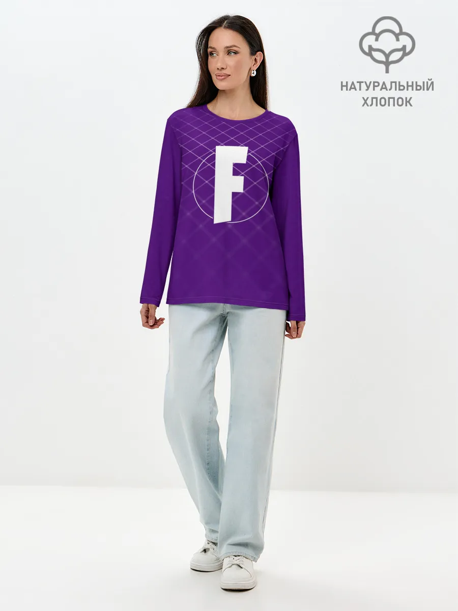 Лонгслив женский. Хлопок / FORNITE