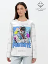 Лонгслив женский. Хлопок / Fortnite Fan Art