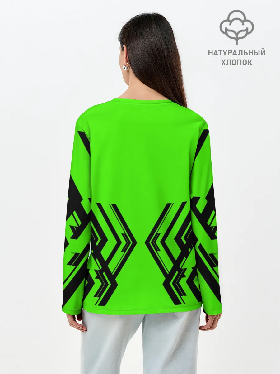 Лонгслив женский. Хлопок / CyberPunk 2077