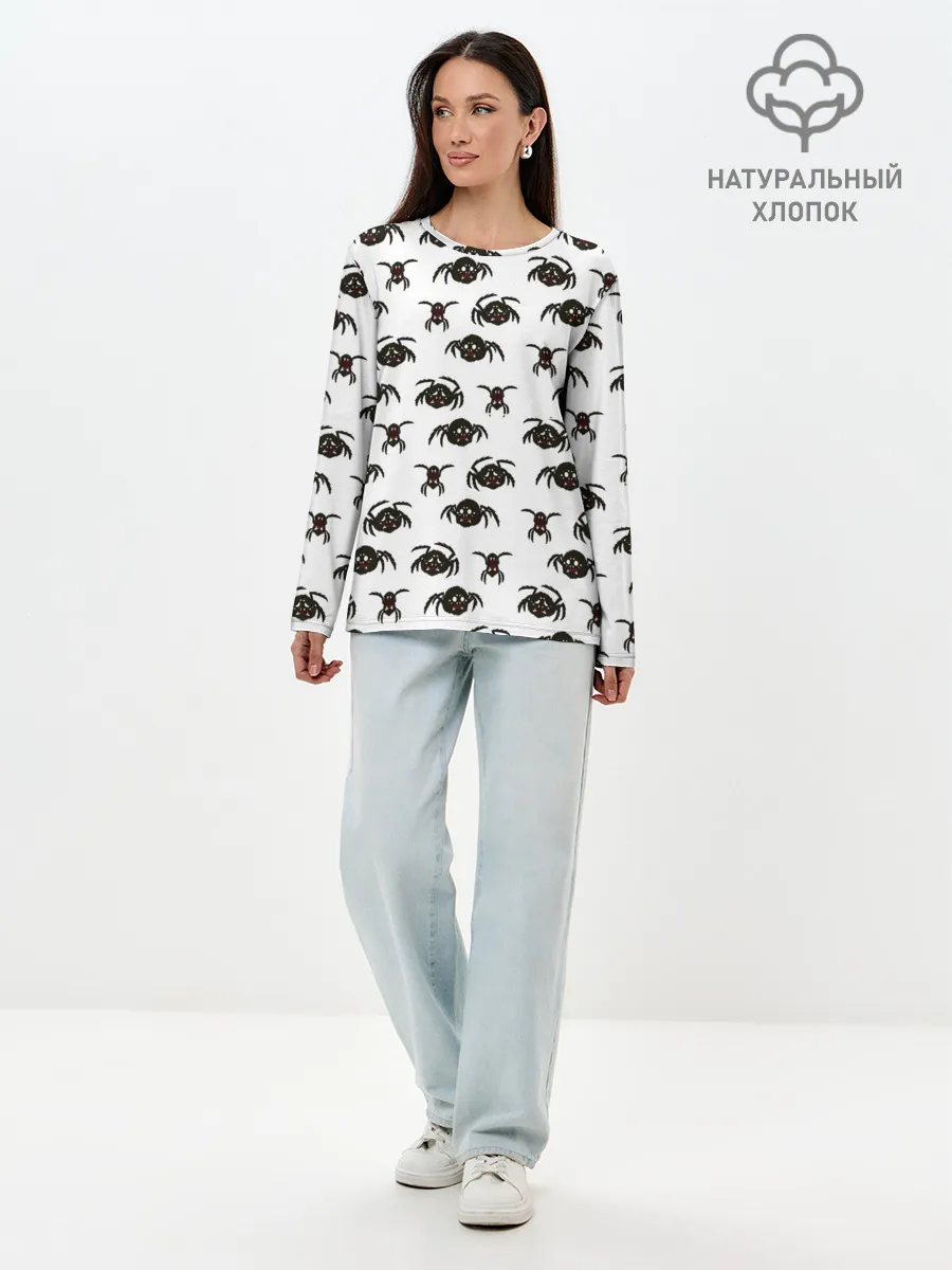 Лонгслив женский. Хлопок / Dont Starve