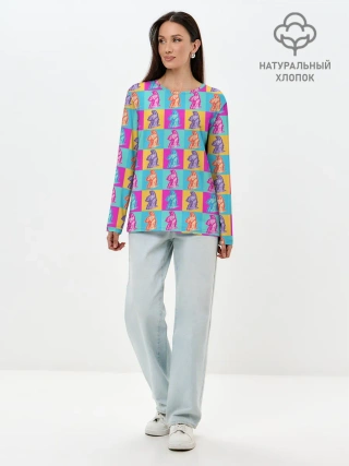 Лонгслив женский. Хлопок / FORTNITE