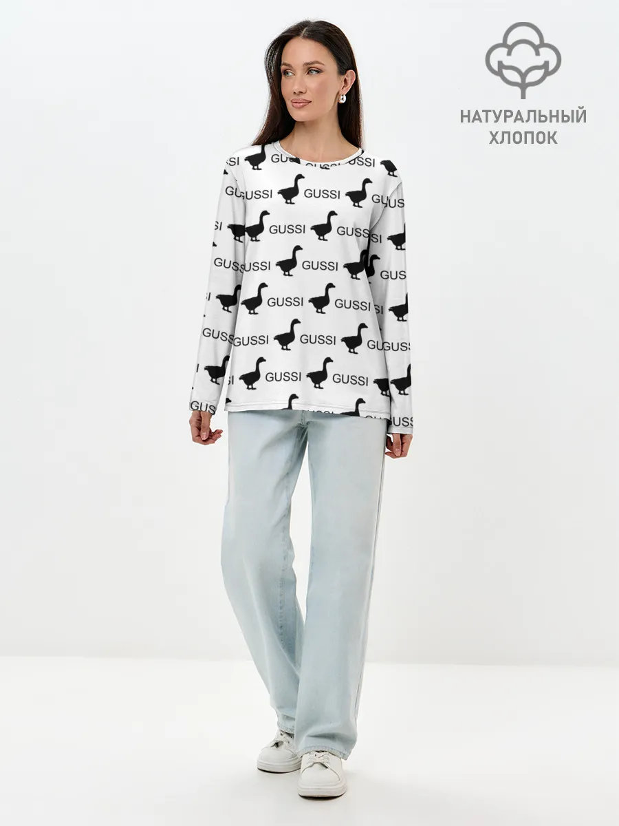 Лонгслив женский. Хлопок / GUSSI