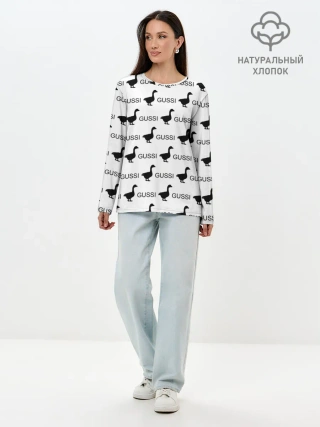 Лонгслив женский. Хлопок / GUSSI
