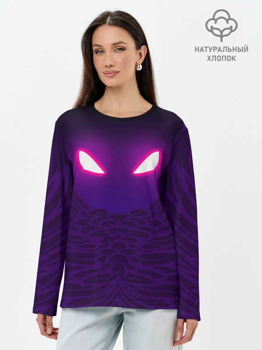 Лонгслив женский. Хлопок / FORTNITE RAVEN