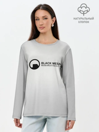 Лонгслив женский. Хлопок / Black Mesa