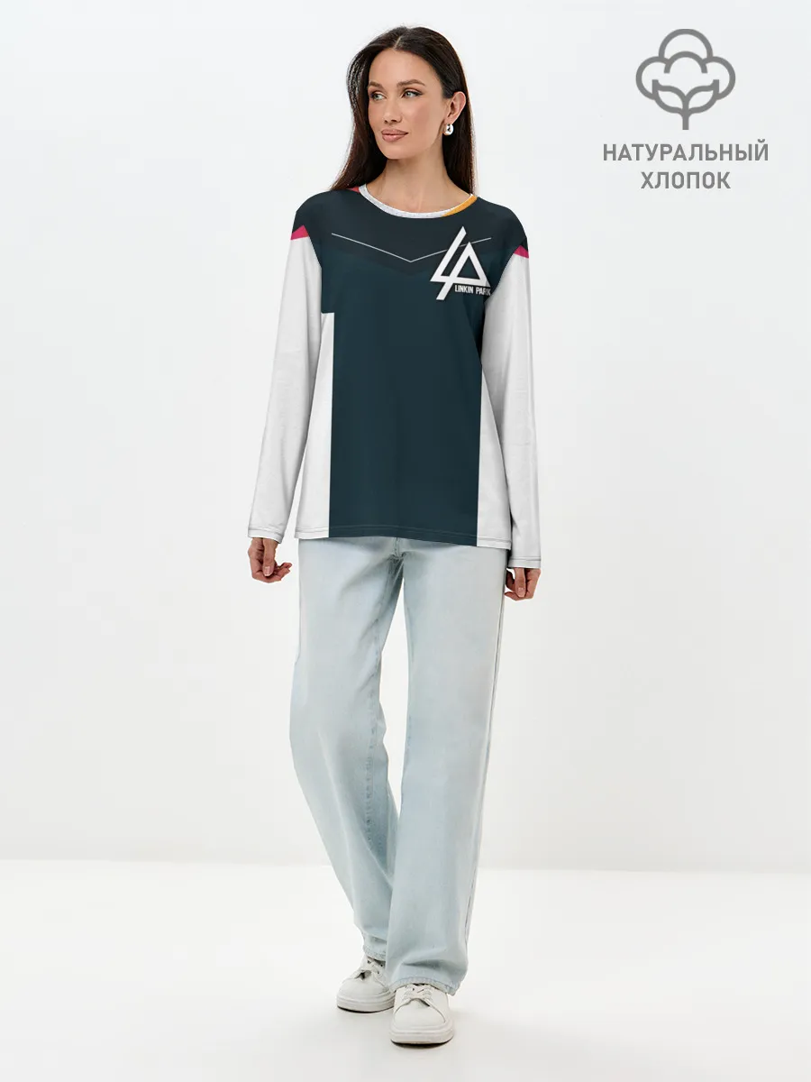 Лонгслив женский. Хлопок / Linkin Park