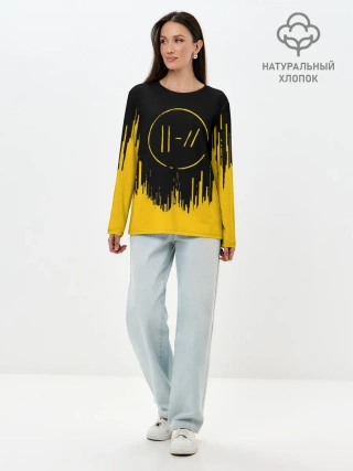 Лонгслив женский. Хлопок / TWENTY ONE PILOTS
