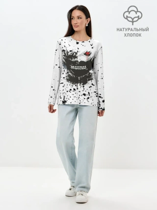 Лонгслив женский. Хлопок / Kaneki Ken