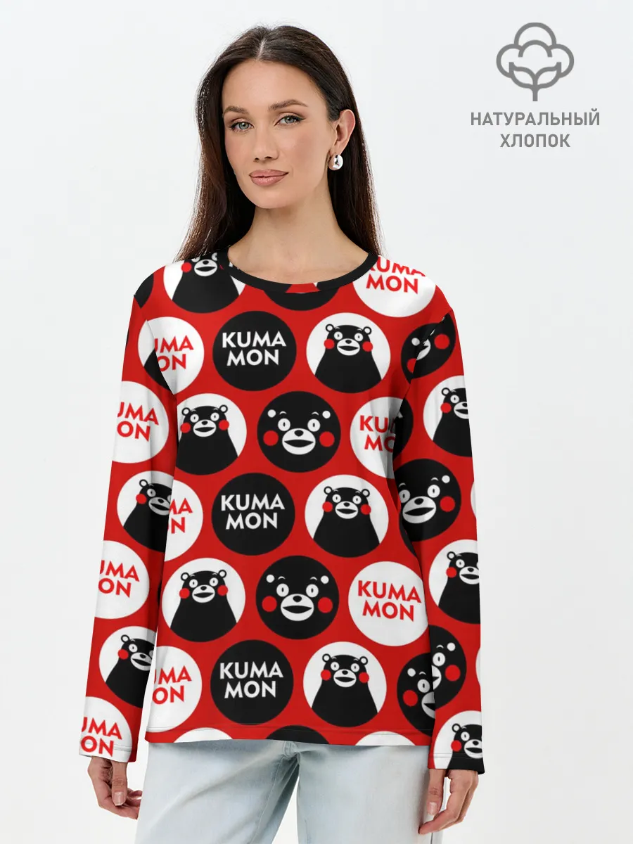 Лонгслив женский. Хлопок / с ывс