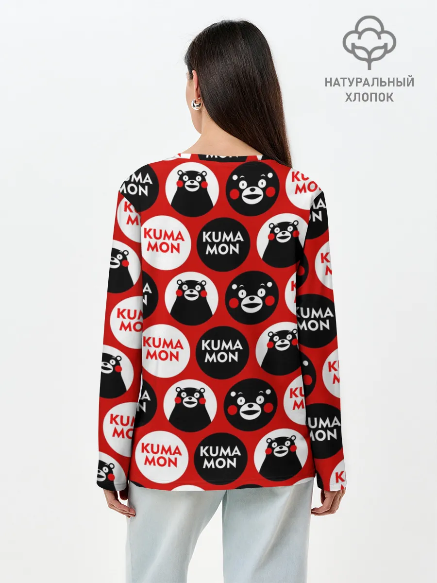 Лонгслив женский. Хлопок / с ывс