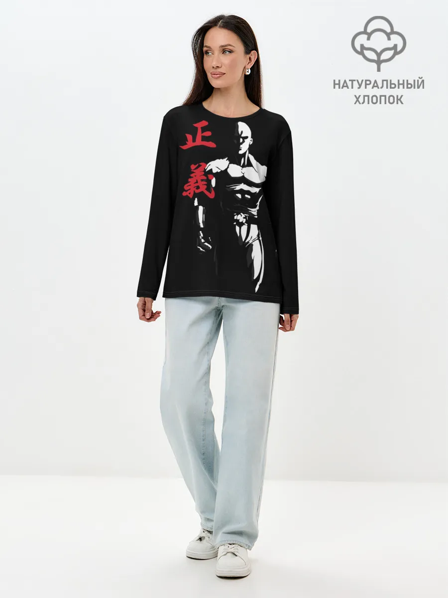 Лонгслив женский. Хлопок / ok hero