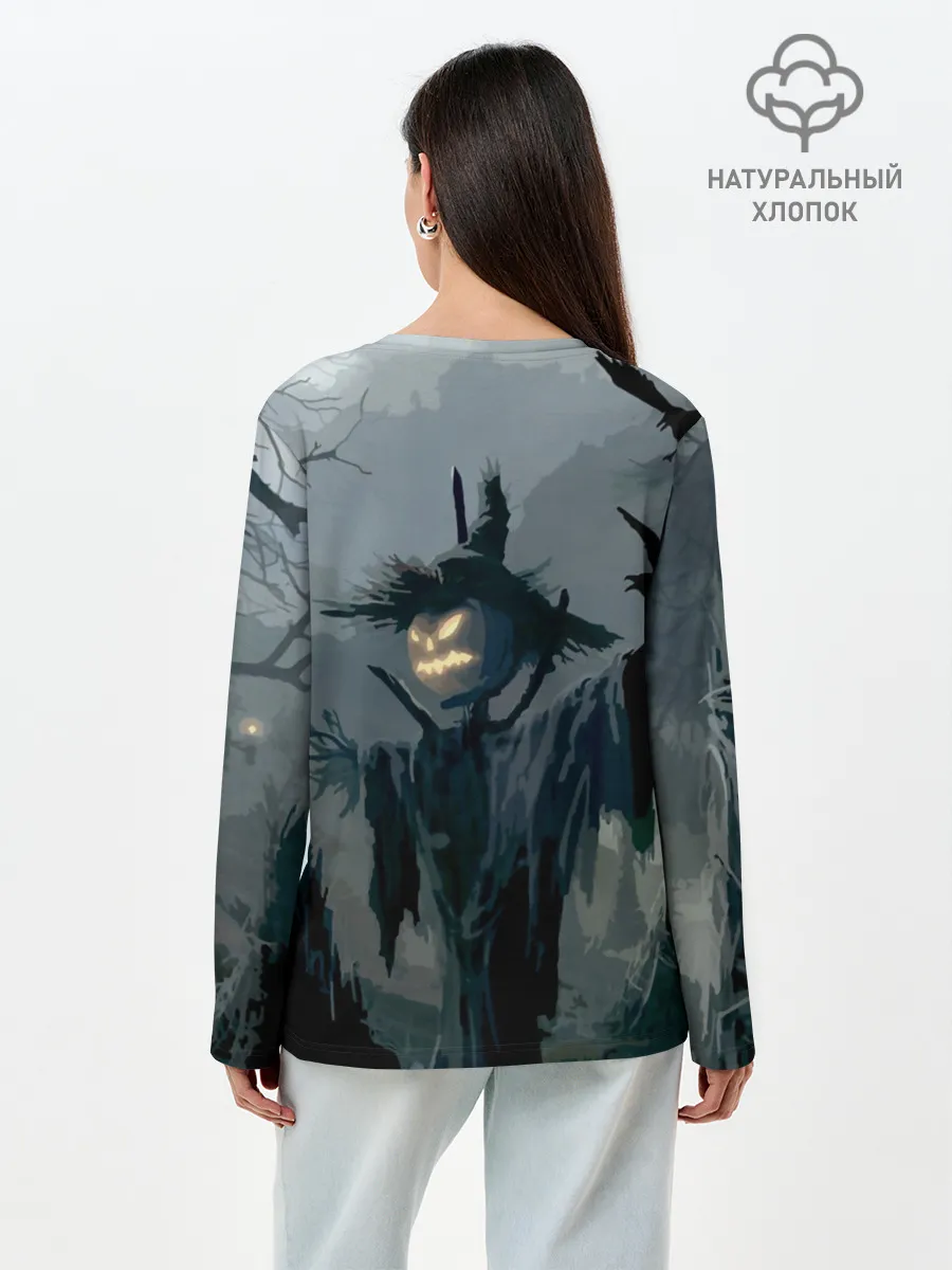 Лонгслив женский. Хлопок / Halloween