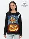 Лонгслив женский. Хлопок / Halloween