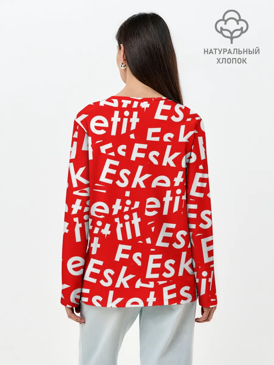 Лонгслив женский. Хлопок / ESKETIT LIL PUMP
