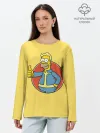 Лонгслив женский. Хлопок / Homer Fallout